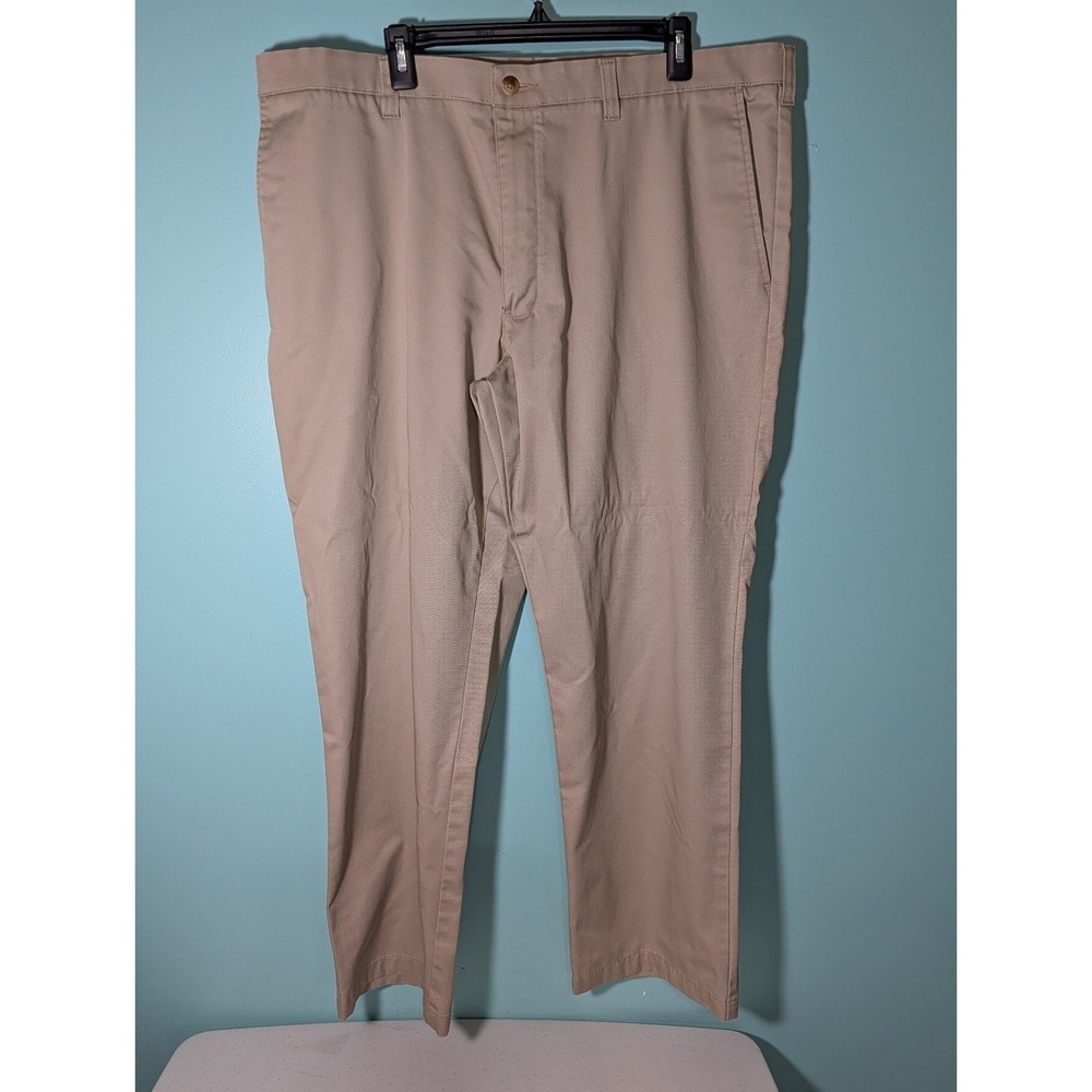 Tan Khaki Men's Pants Size 42 X 32 Cherokee Brand